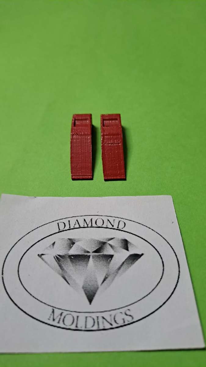 Model Trains 1/87 H0 - Ramps for Cars (x2, Red)