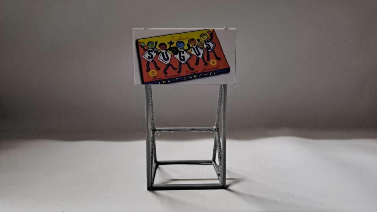 Model Trains HO 1 x Billboard 1960 + Sugus - 50mm x 41mm x 82mm