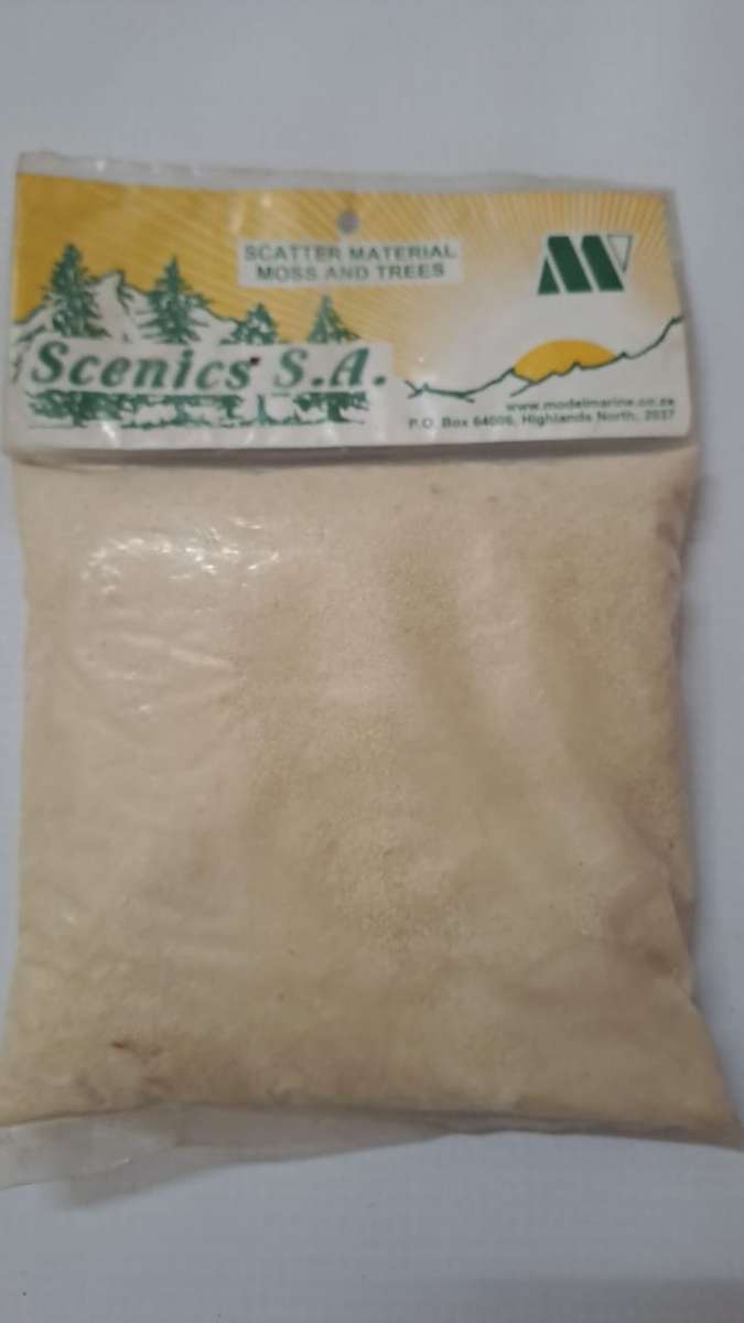 Model Trains HO 1 x Ground Cover Material - Fine White Sand (+  399g)