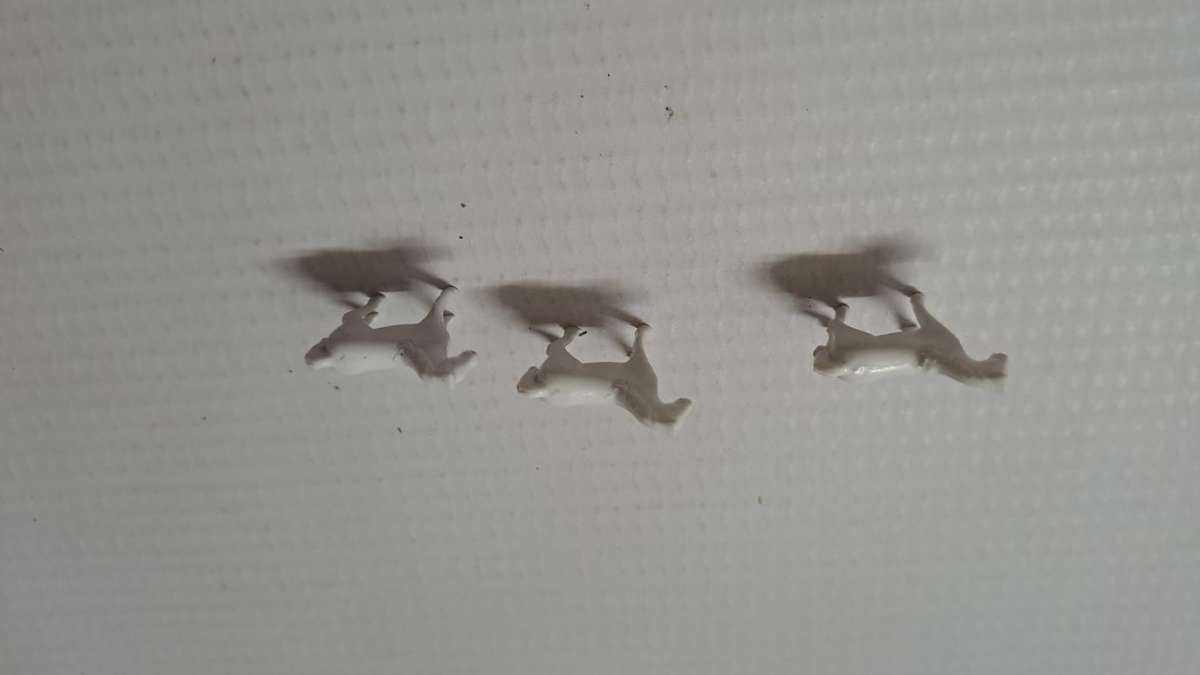 Model Trains HO-Scale 1 x Pack of Animals - Horses (3 units).