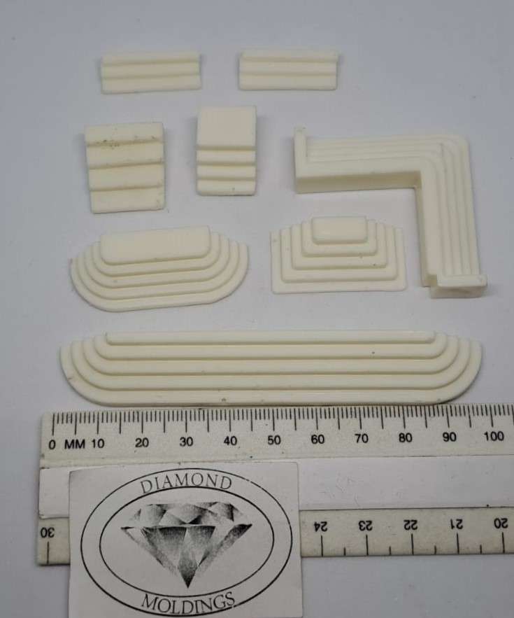 Model Trains HO - Steps for buildings (x8) - Various