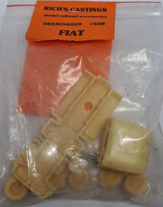 Model Trains/Track HO 1 x Fiat Casting kit. 70 x 27 x 32mm