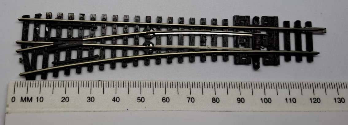 Model Trains N Scale 1 x Points no motor.