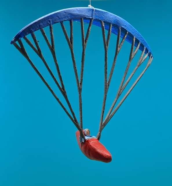 Model Trains 1:87 HO - Paraglider + Figure
