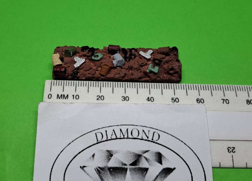 Model Trains N Scale - Mineral Load - Minerals (x1) Atlas Ore Scrap Metal (Shorter)- 54 x 16 x 5mm