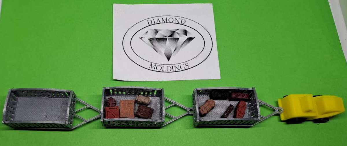 Model Trains H0 Scale - Station Luggage Carrier 2