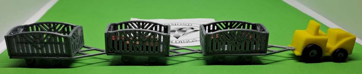 Model Trains H0 Scale - Station Luggage Carrier 2