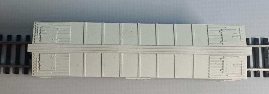 Model Trains HO 1 x Life-Like, Box Wagon-God Bless America, with plastic wheels & Horn Hook couplers