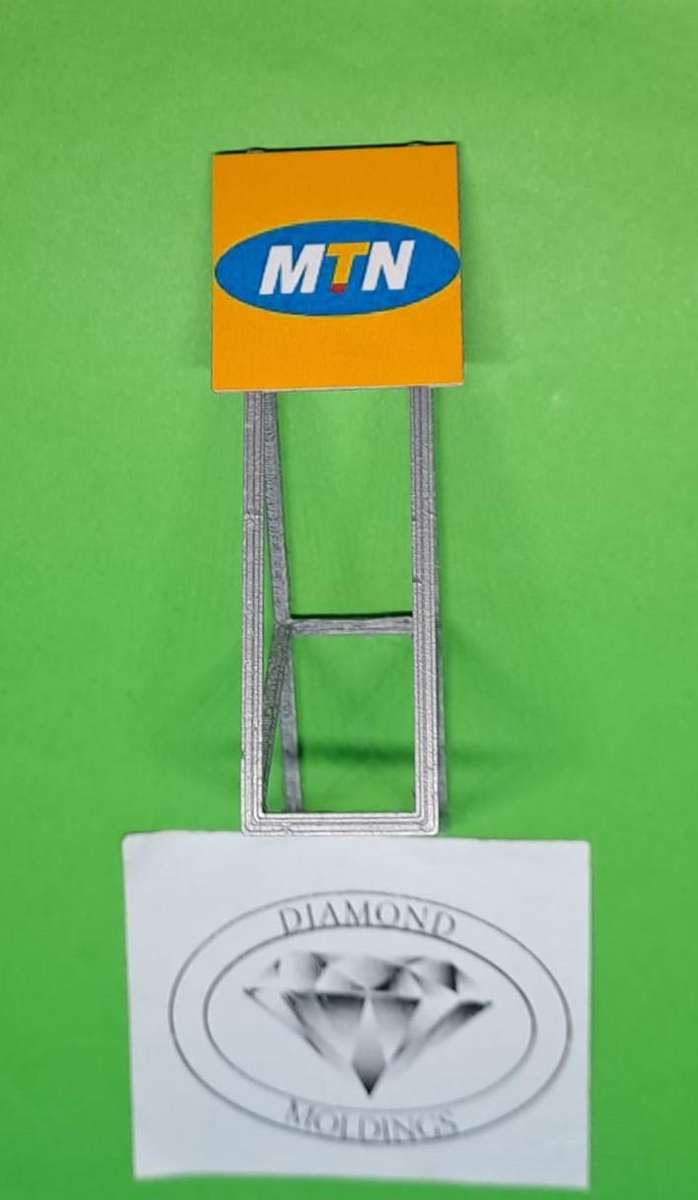 Model Trains HO 1 x Billboard 1990 + MTN - 30mm x 41mm x 82mm