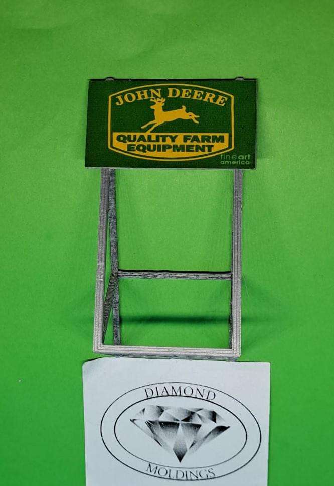 Model Trains HO 1 x Billboard 1990 + John Deere Farm Equipment - 50mm x 41mm x 82mm