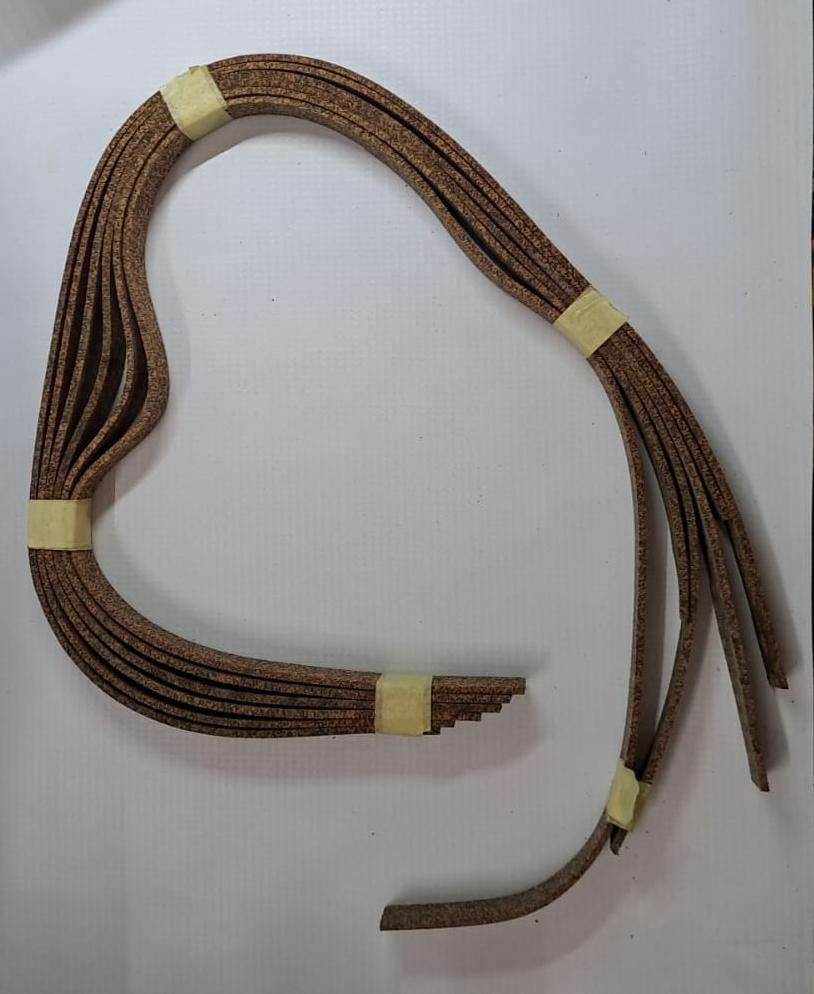 Model Trains N-Scale - 1 x Cork 6 x lengths +- 4540mm x 16mm