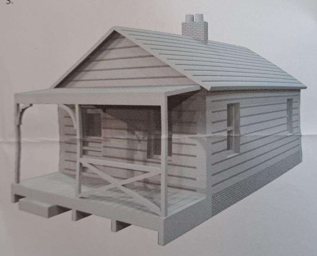 Model Trains H0 Scale - Company MDF House kit.