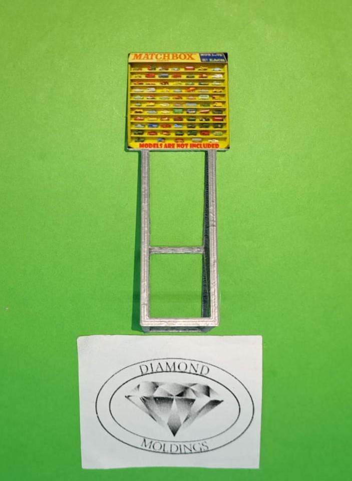 Model Trains HO 1 x Billboard 1970 + Matchbox - 30mm x 41mm x 82mm