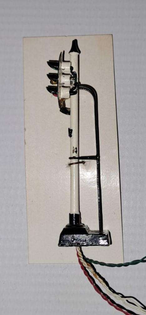 Model Trains HO 1 x Signal (green/yellow/red)