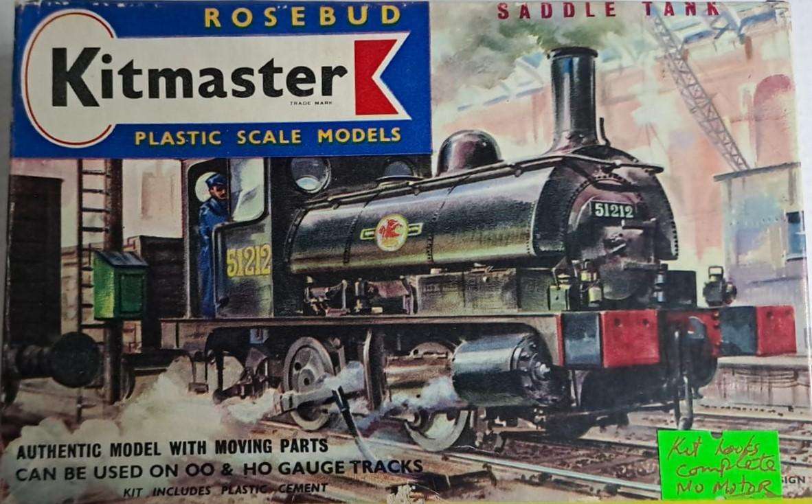 Model Trains HO/OO 1 x Kitmaster - Saddle Tank Loco Const. Kit. (Plastic, see Pic's) (Not motorized)