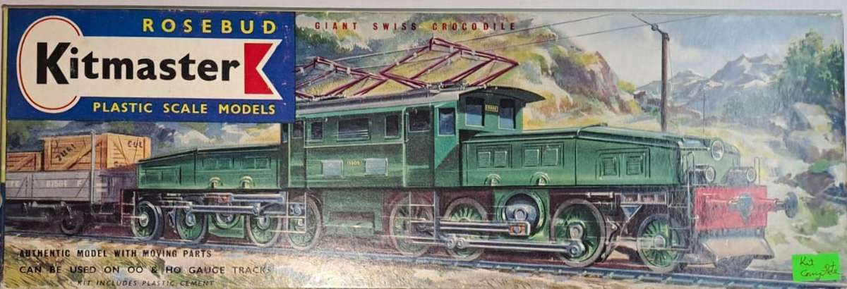 Model Trains HO 1 x Kitmaster - Giant Swiss Crocodile -Plastic Kit. (See Pics) (Not motorized)