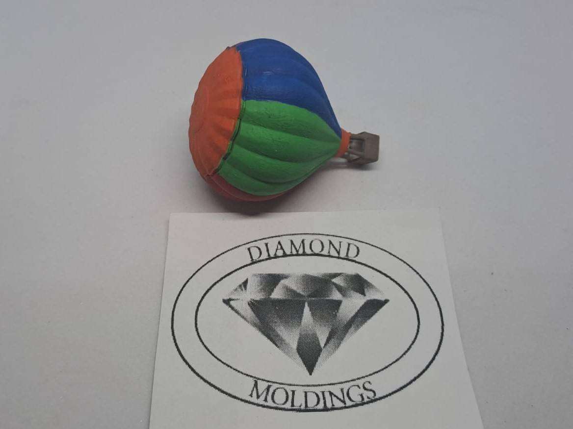 Model Trains HO 1 x Hot Air Balloon - 40 diameter x 45mm (Painted)