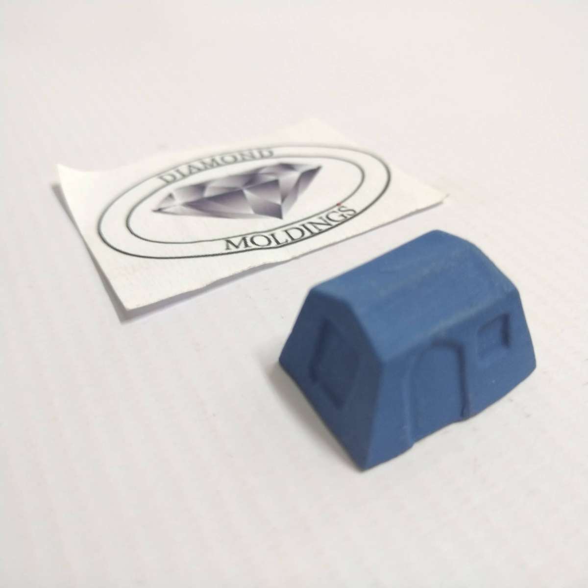 Model Trains HO - 1 x Tent Camping (Blue) - 27mm x 20mm x 16mm