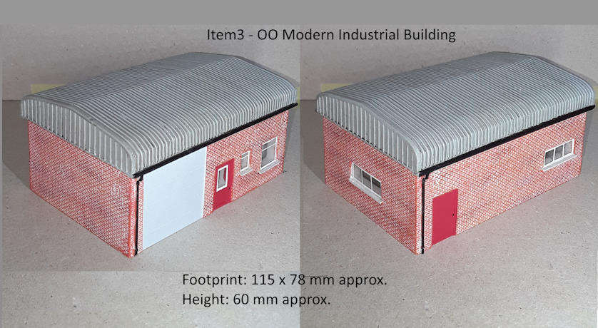 Model Trains H0/OO-Scale 1 x Hornby - Modern Industrial Building, Resin