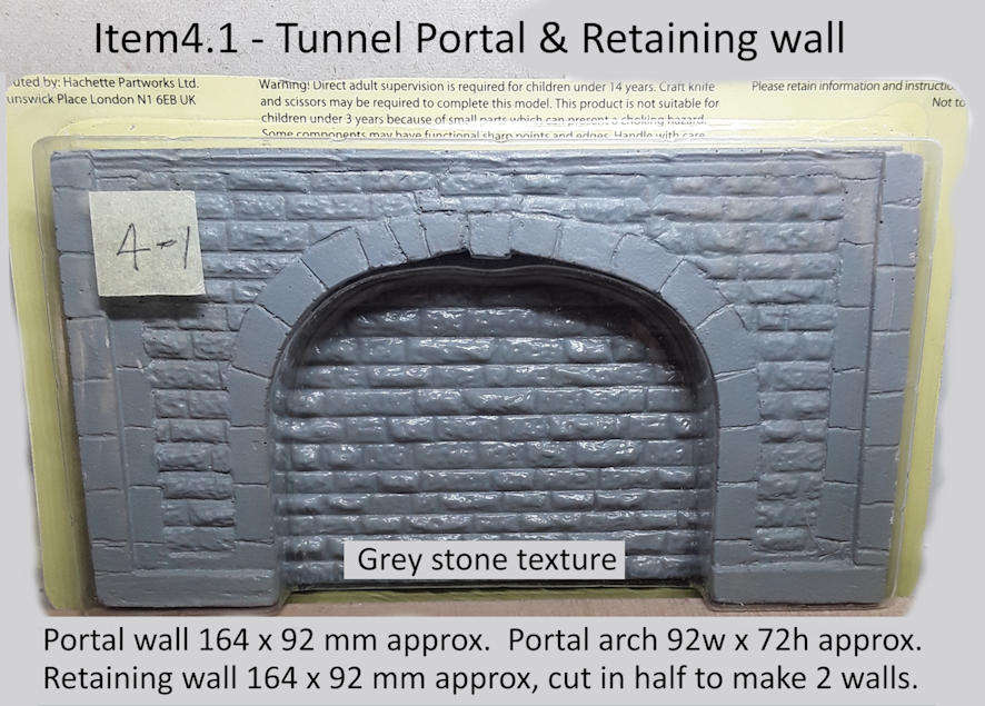 Model Trains HO/OO Scale 1 x Pack with Hachette partworks model train layout parts.