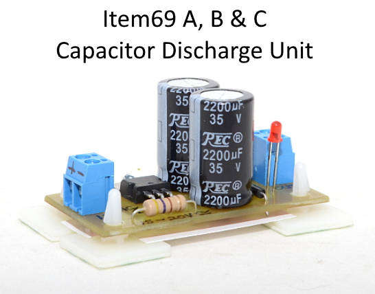 Model Trains H0/OO-Scale 1 x Turnout Capacitor Discharge Unit (2200uF).