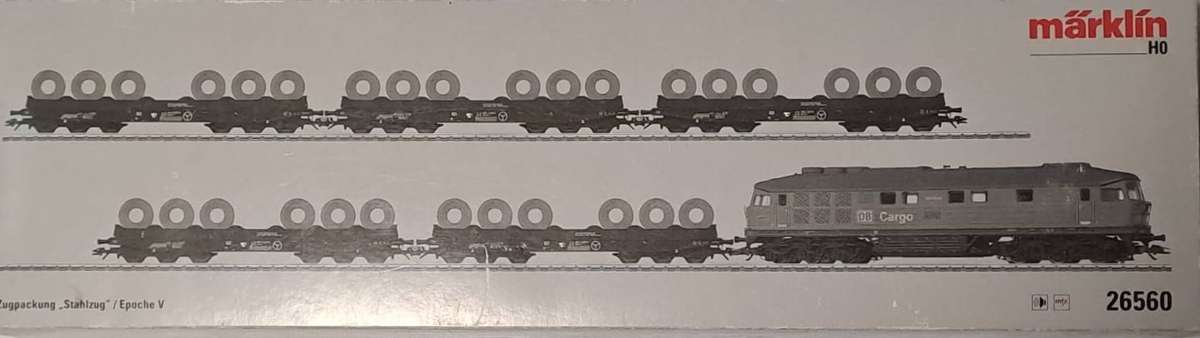 Model Trains HO 1 x Marklin 26560 Steel Train Set Boxed.