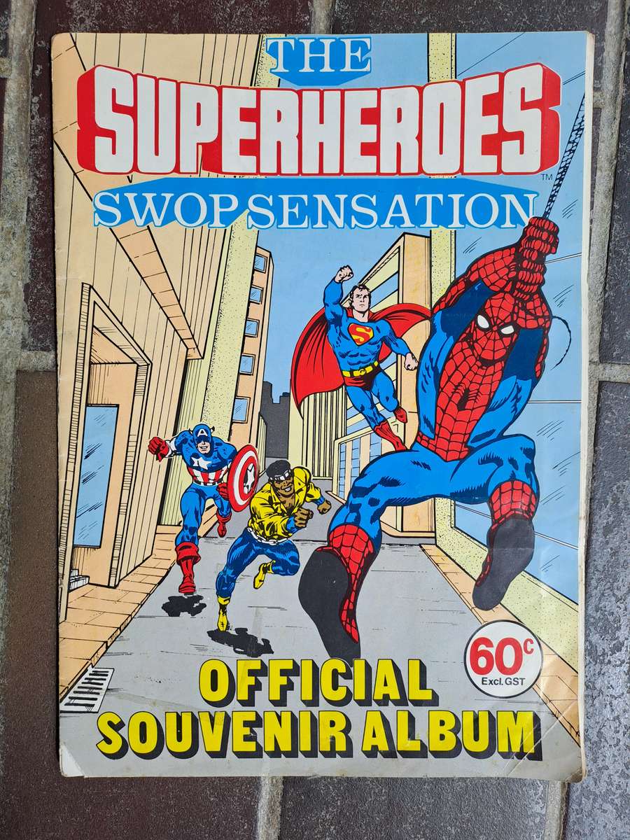 Marvel DC Comics Superheroes Swap Sensation 1982