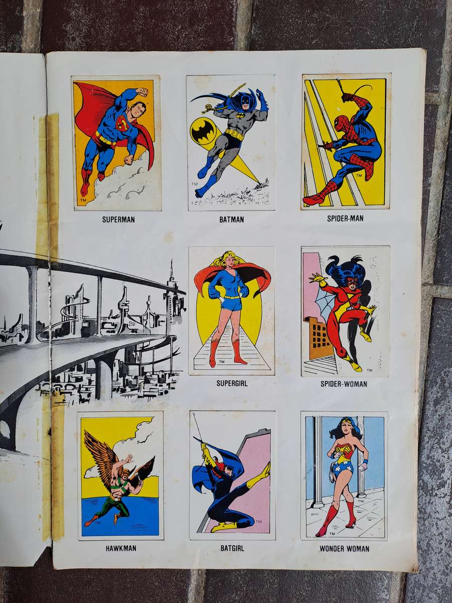 Marvel DC Comics Superheroes Swap Sensation 1982