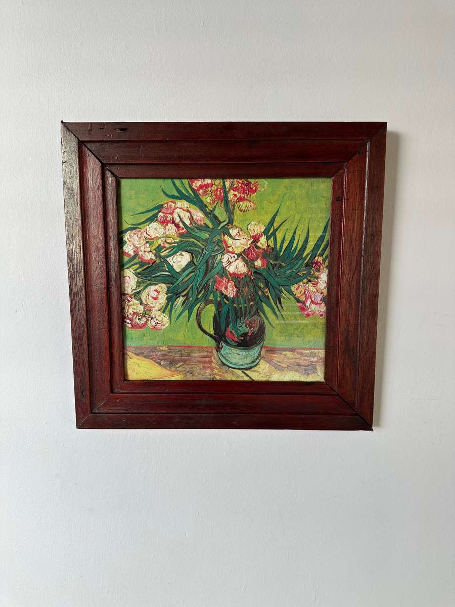 Framed Vincent van Gogh, Oleanders (Detail) - Finished Size 40.5cm x 40.5cm