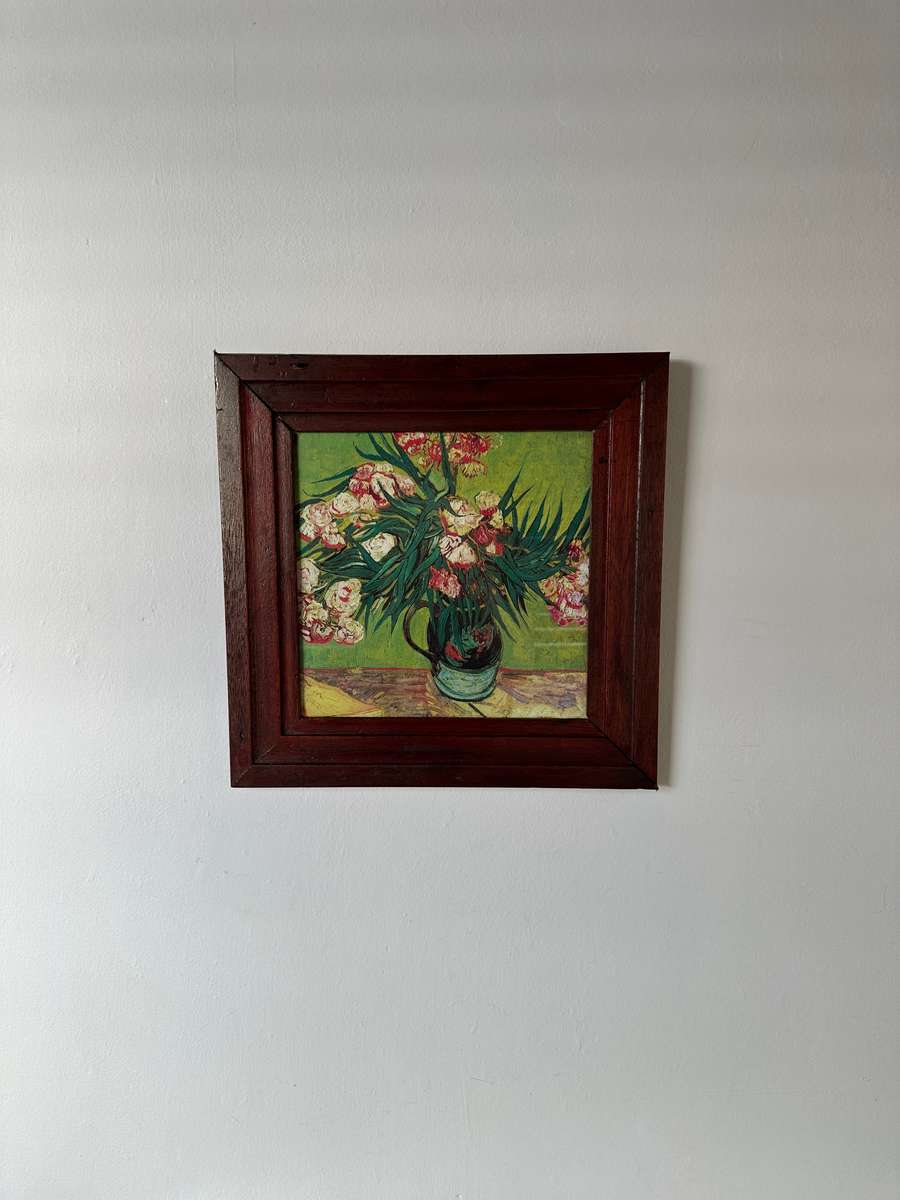 Framed Vincent van Gogh, Oleanders (Detail) - Finished Size 40.5cm x 40.5cm