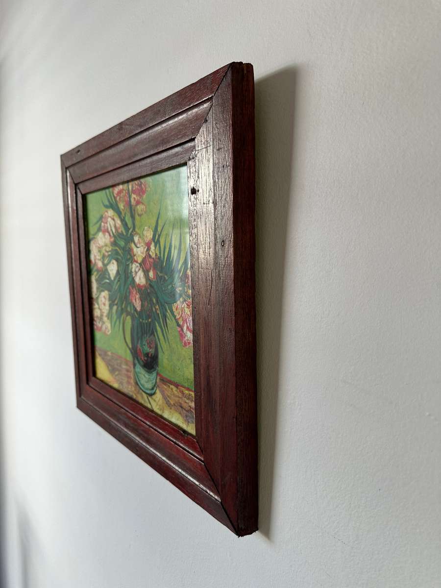 Framed Vincent van Gogh, Oleanders (Detail) - Finished Size 40.5cm x 40.5cm