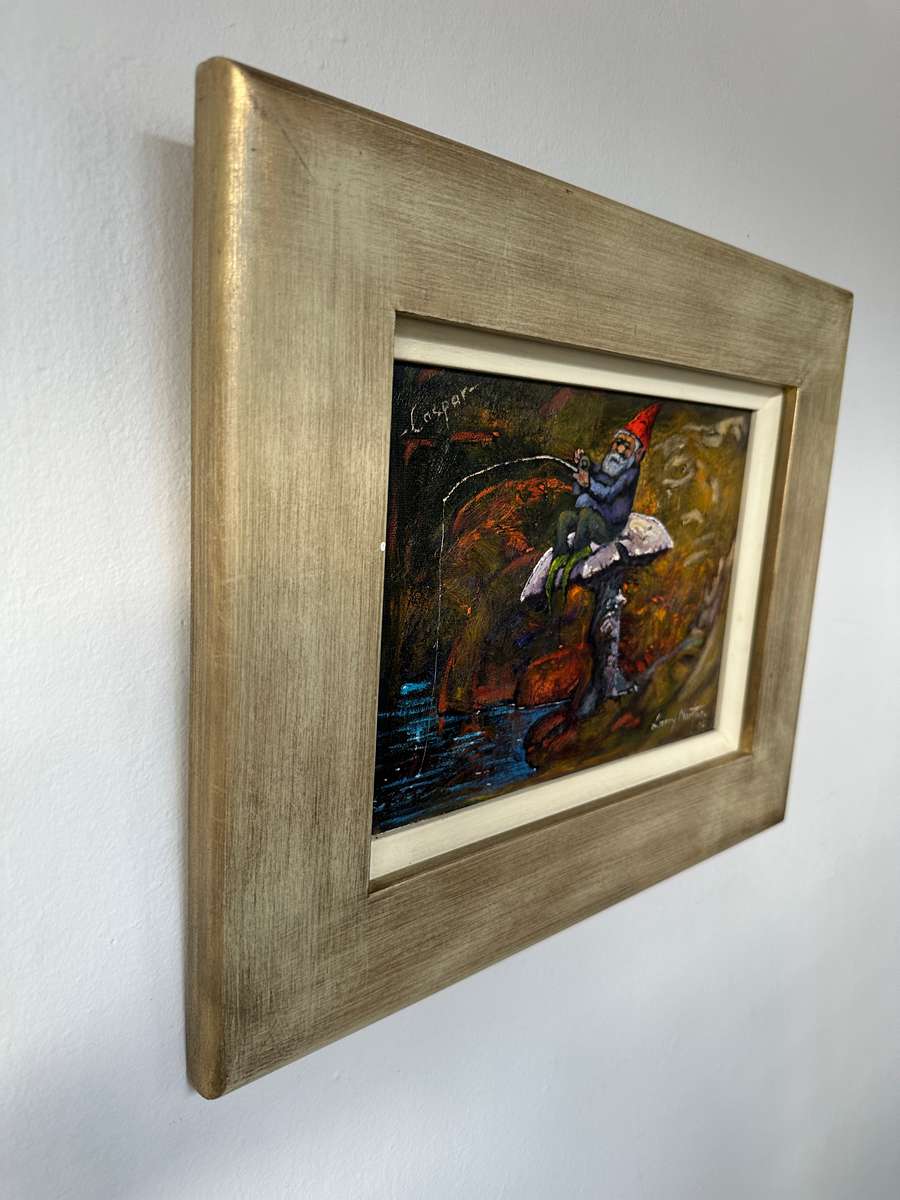 Framed Original Artwork - Larry Norton, Caspar - Finished Size 37cm x 30.5cm