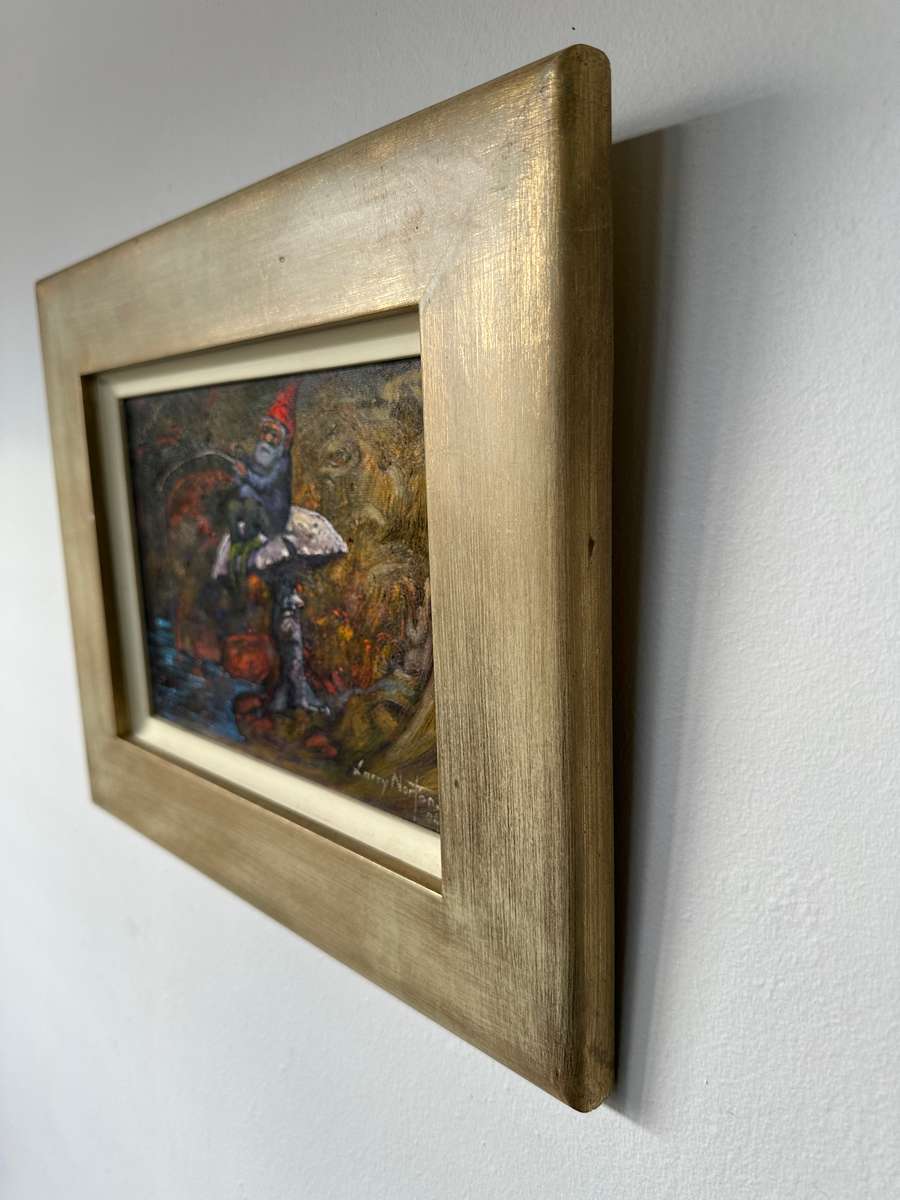 Framed Original Artwork - Larry Norton, Caspar - Finished Size 37cm x 30.5cm