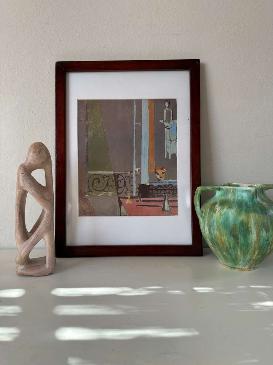 Framed Henri Matisse Print - The Piano Lesson, Matt Glass Front, Size 32cm x 43cm