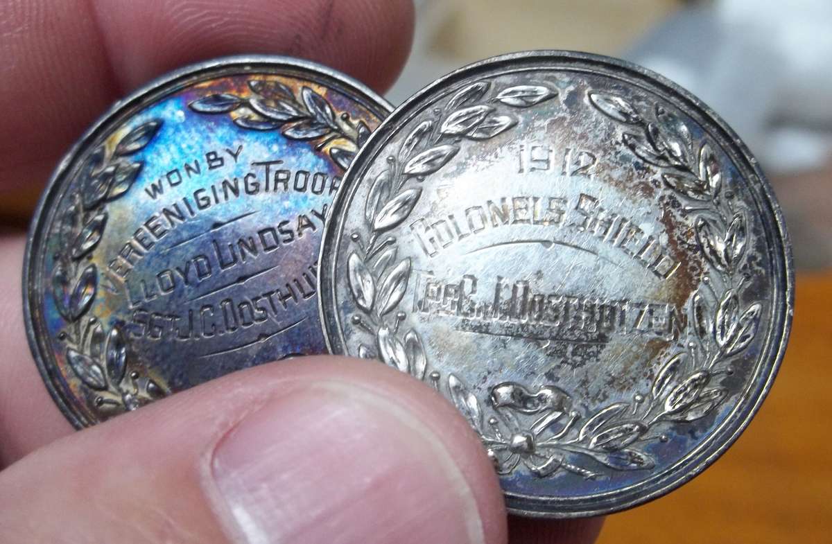 For Shaun - Group of 6 awarded to Father & Son with shooting medals