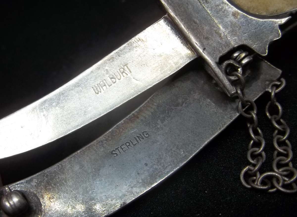 Silver knife brooch by Walburt