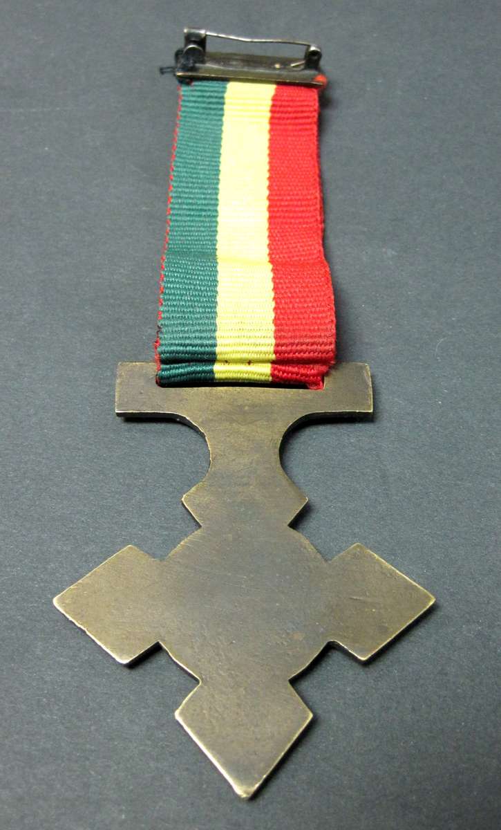 Cross issued by the City of JHB with new coat of arms on, 1997 to present