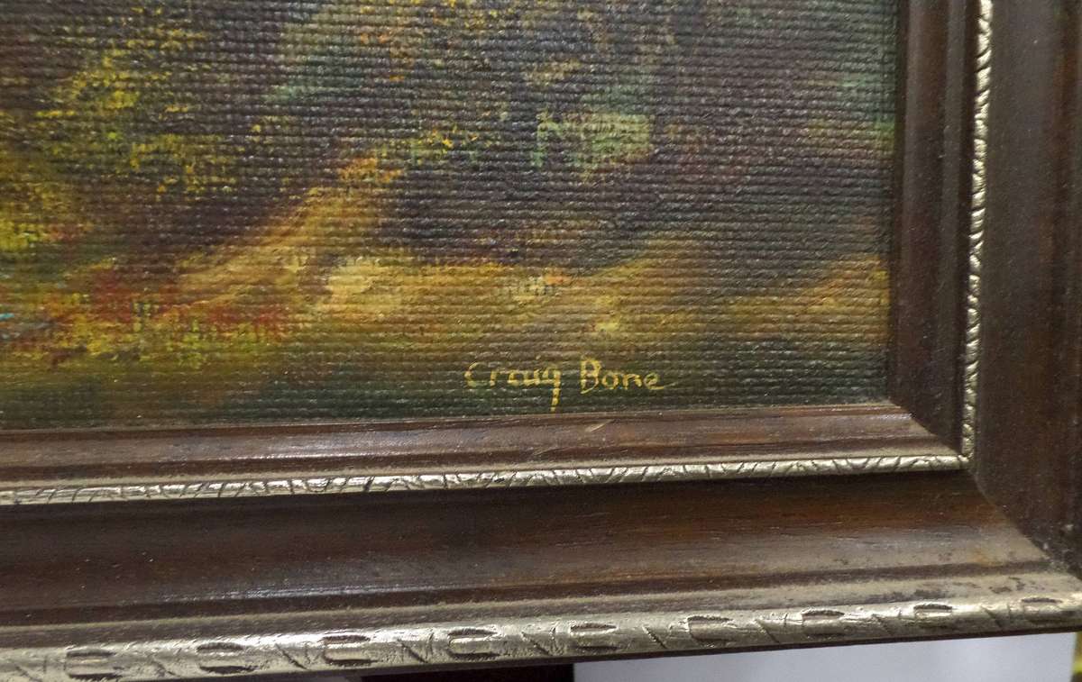 African landscape oil painting by Craig Bone