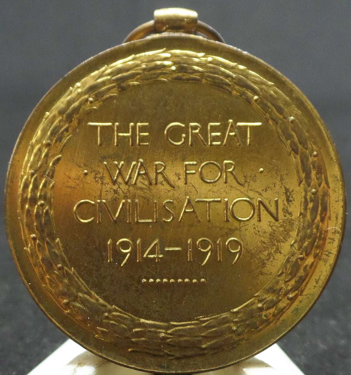 WWI Victory medal awarded to PTE W Uttley R.LANC.R 2471