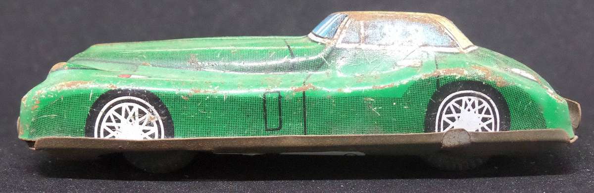 Tin Printed Jaguar Car made in Japan