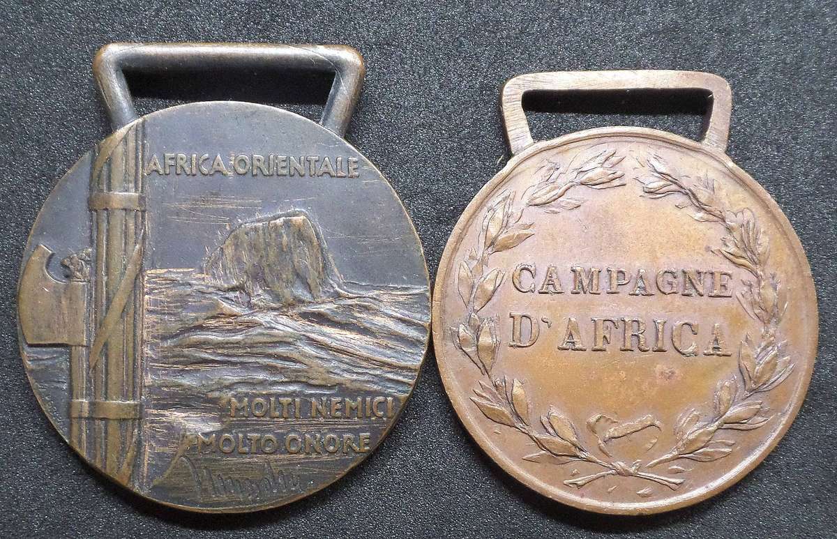 *R1 Auction* 2x Italian Africa Campaign medals