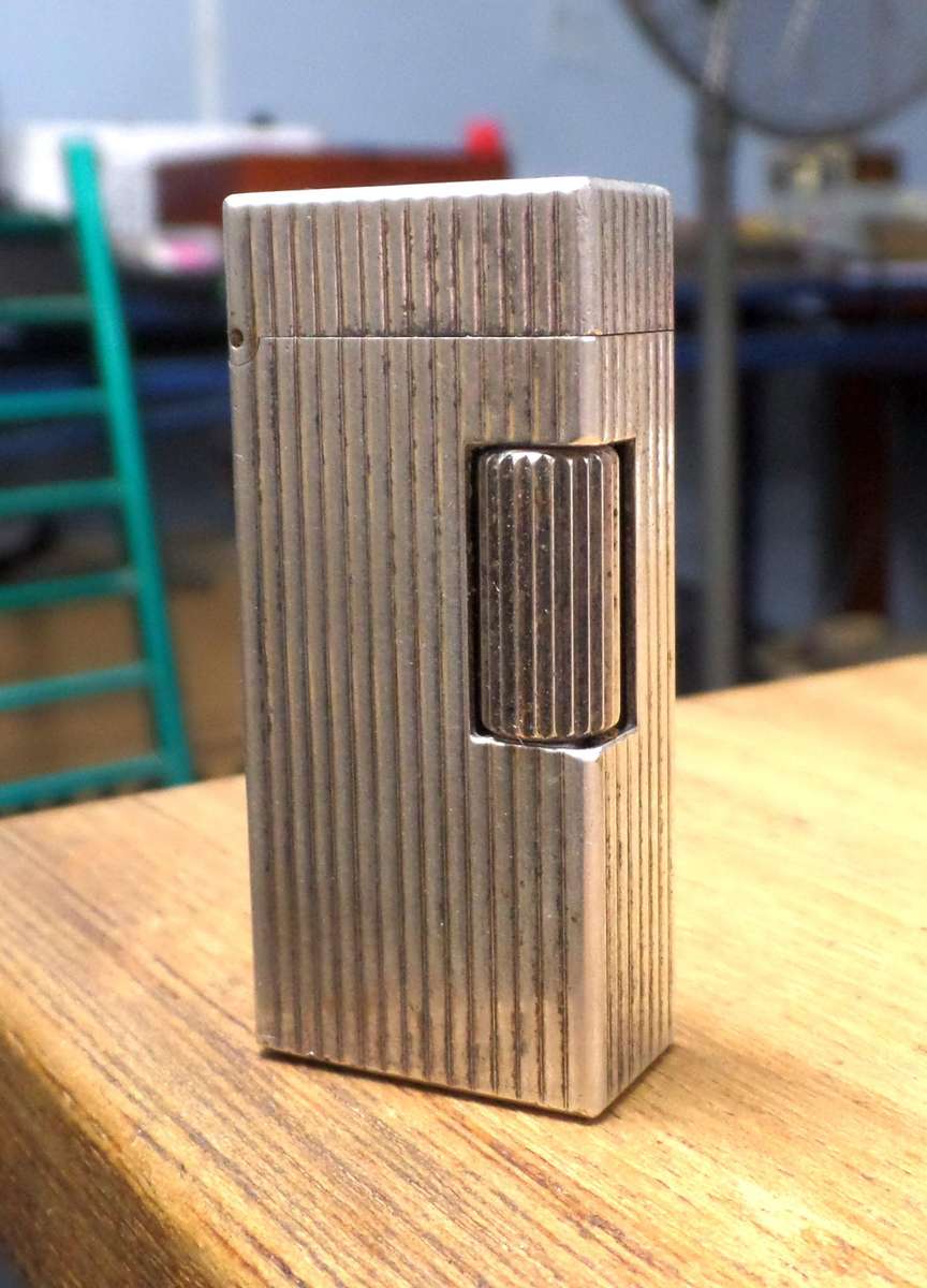 Vintage DUNHILL Rollagas ZZ Silver-Plated lighter, Switzerland