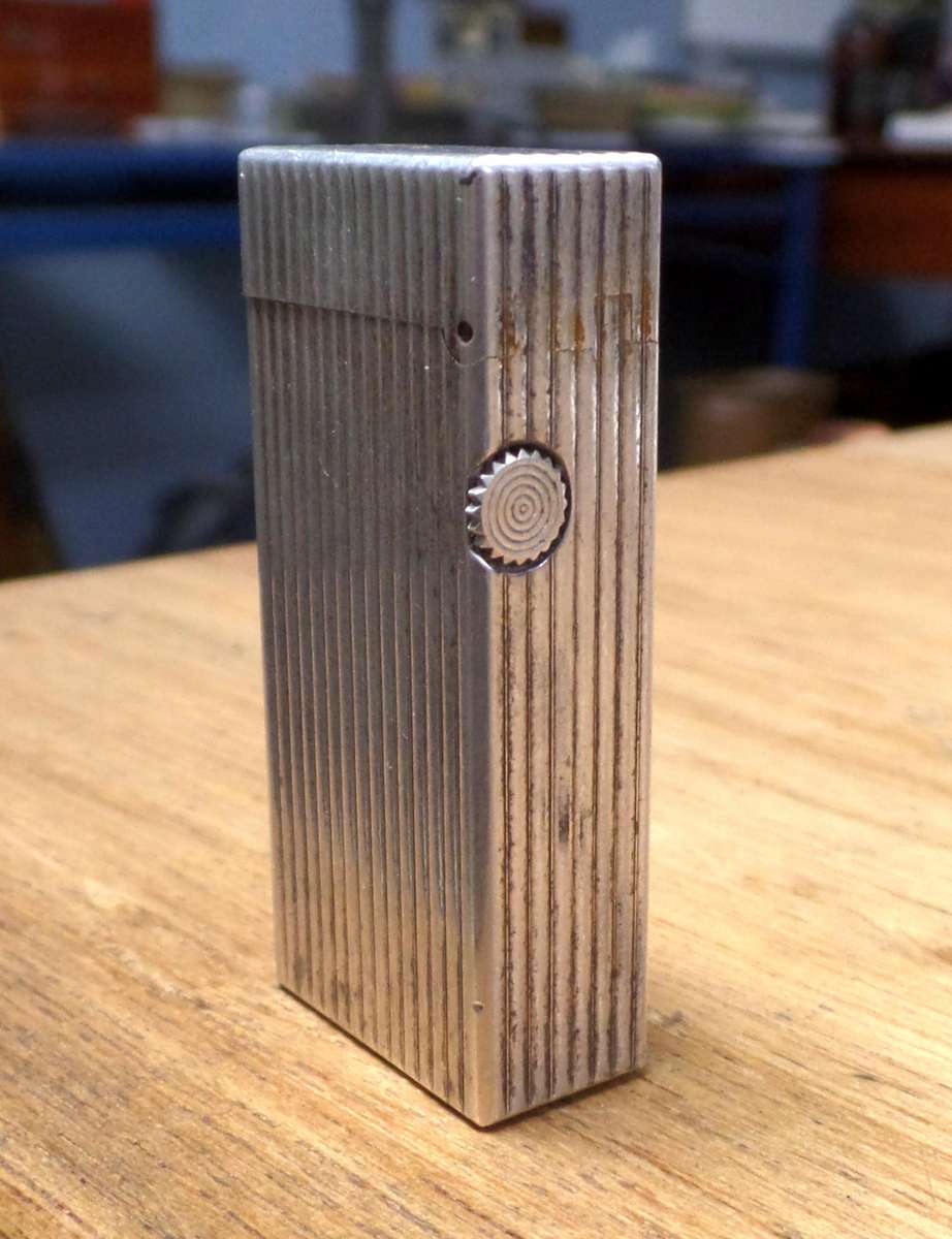 Vintage DUNHILL Rollagas ZZ Silver-Plated lighter, Switzerland