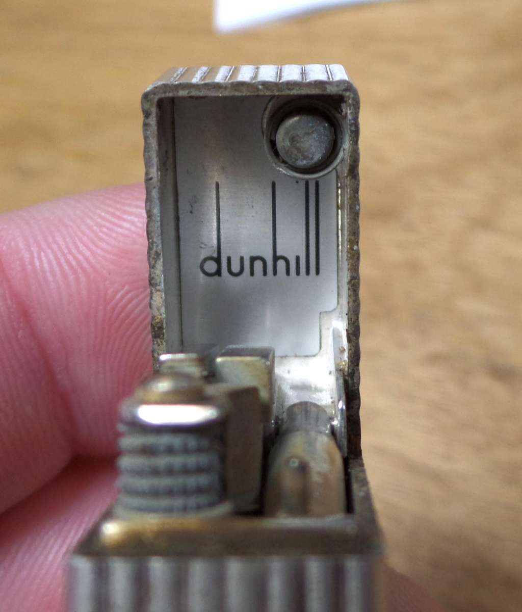 Vintage DUNHILL Rollagas ZZ Silver-Plated lighter, Switzerland