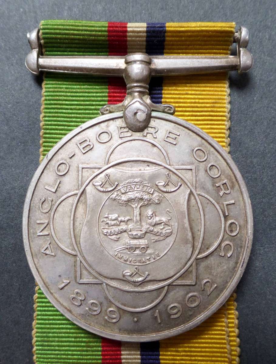 Boer War - ABO awarded to BURGER TJC Bekker - POW sent to India