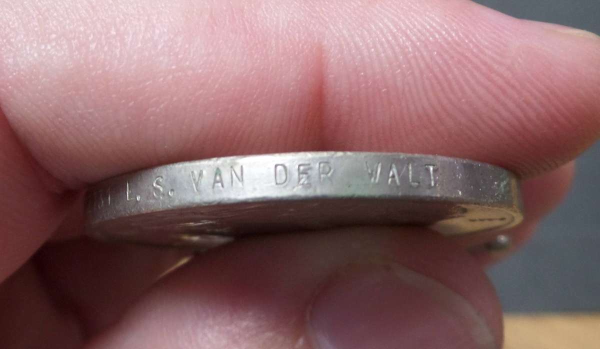 WWII BGSM awarded to LS van der Walt 152731