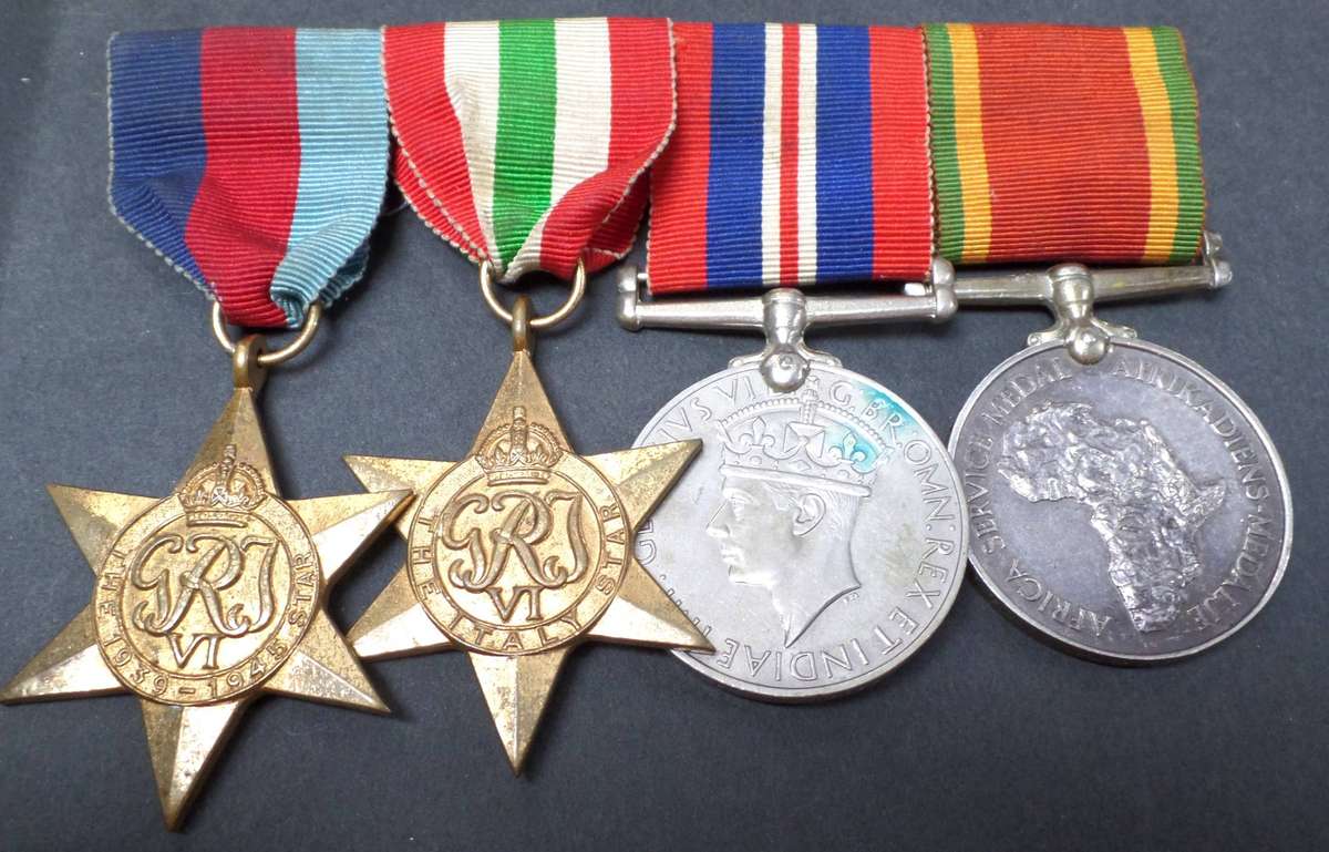 WWII Group of 4 awarded to FS Malherbe 543100