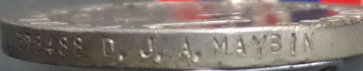 *R1 Auction* WWII BGSM awarded to DJA Maybin 578488