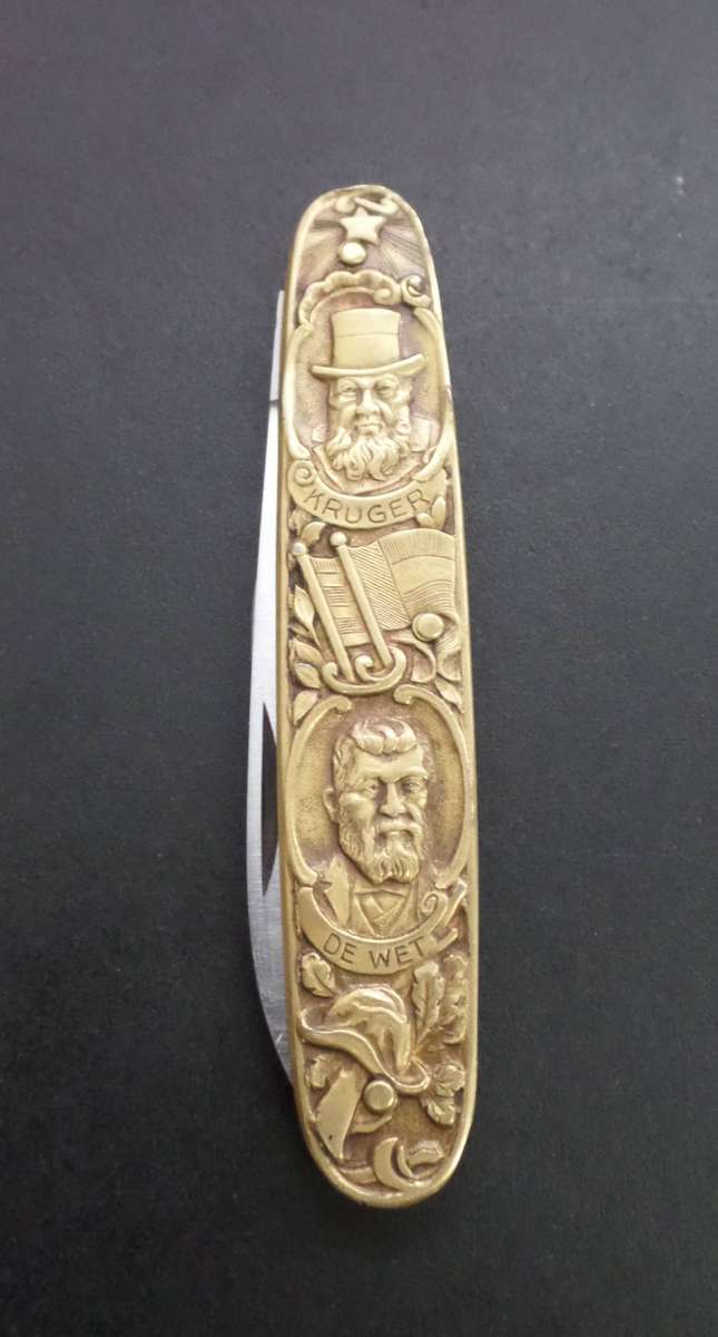 Kruger & de Wet 'Eendracht Markt Macht' pocket knife - Henry Boker - Nice condition