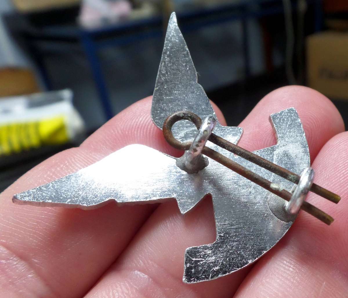 *R1 Auction* Selous Scouts beret badge - 1st type Aluminium